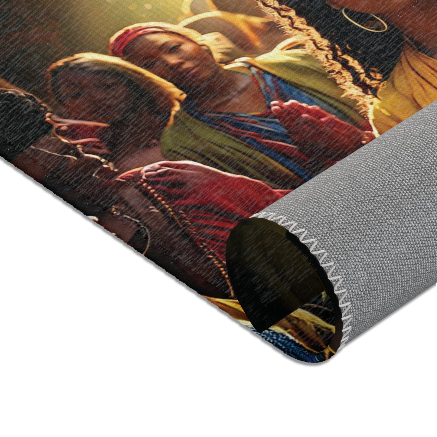 Jehovah-Shammah Inspirational Area Rug - The Lord is Present Home Decor