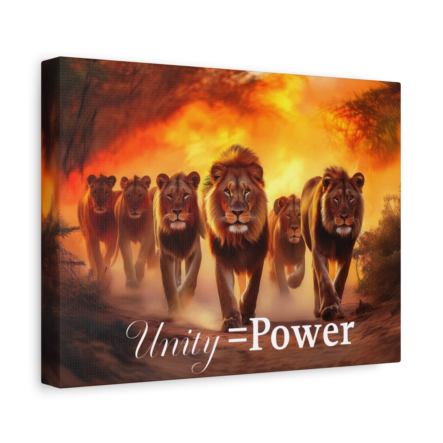Unity=Power Canvas Print