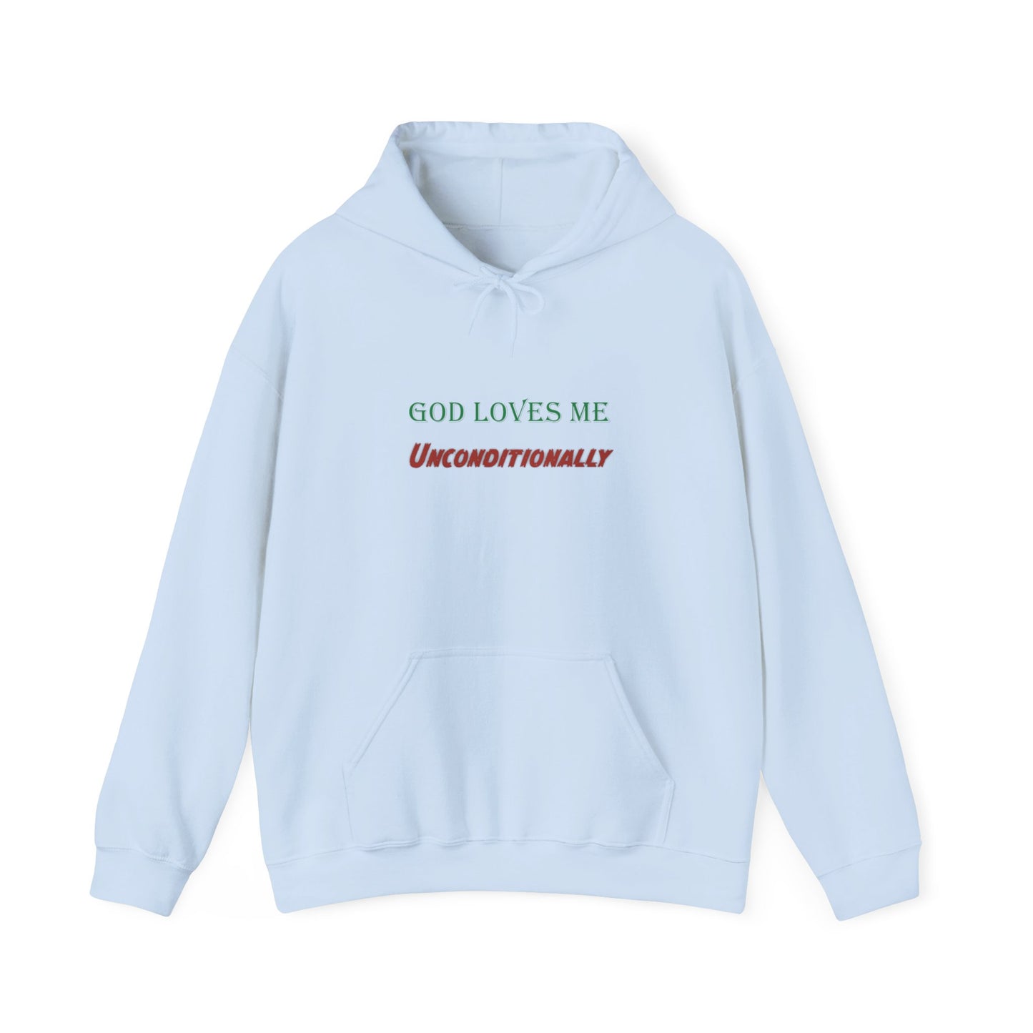 GOD LOVES ME Unisex Hooded Sweatshirt