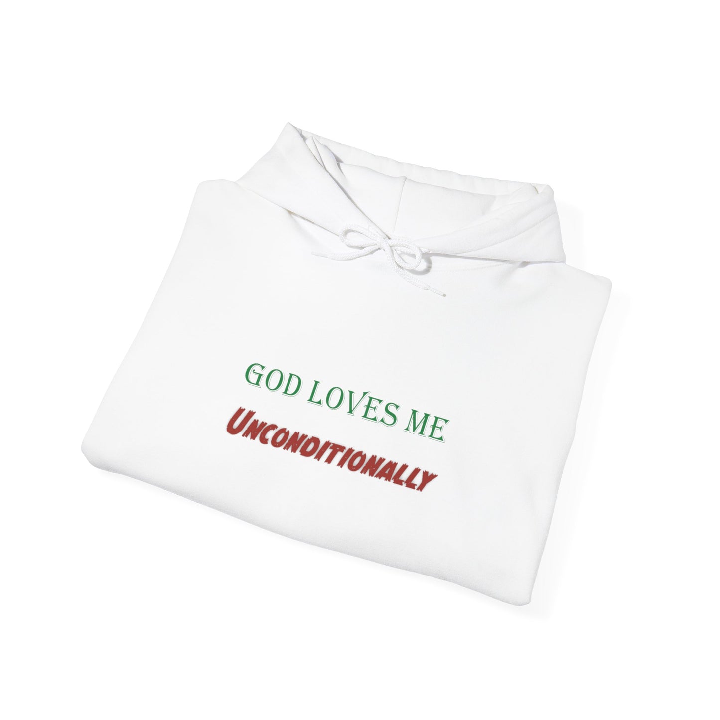 GOD LOVES ME Unisex Hooded Sweatshirt