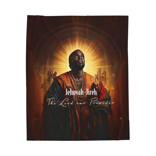 Velveteen Plush Blanket - Cozy Spiritual Comfort for Home