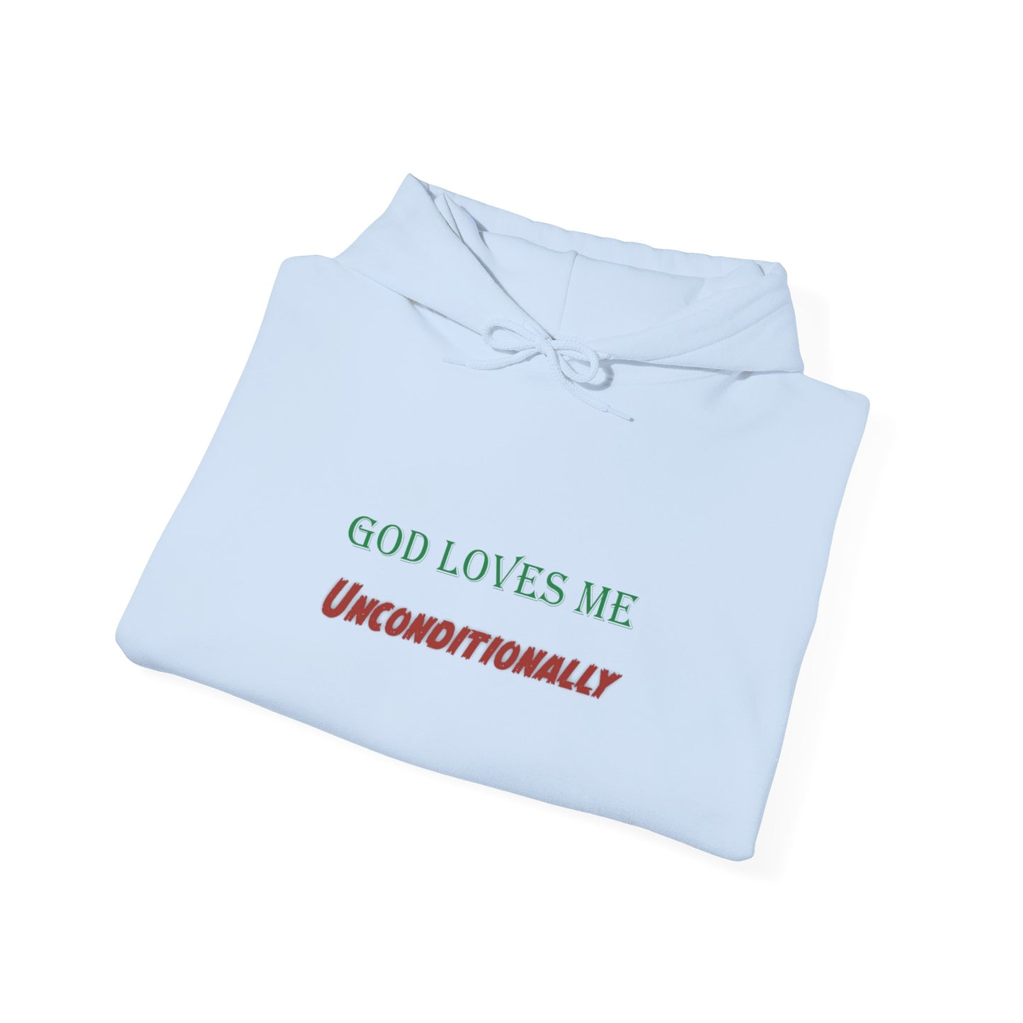 GOD LOVES ME Unisex Hooded Sweatshirt