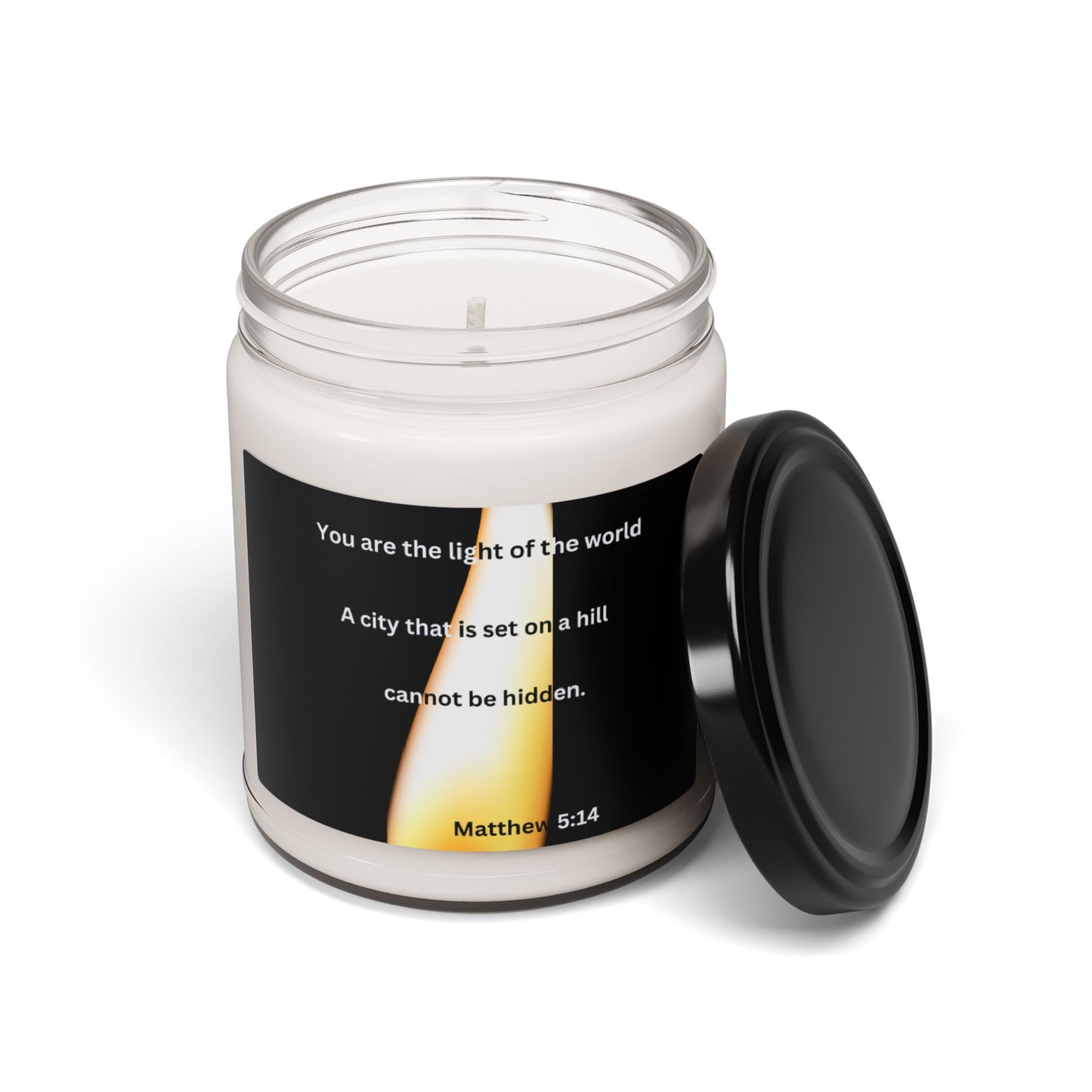 You are the light of the world; Scented Soy Candle, 9oz