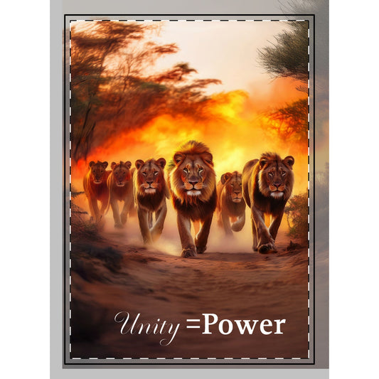 Area Rug | Lion Unity Premium Power Themed Living Room Decor