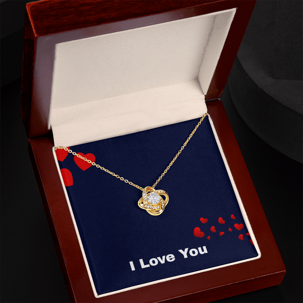 Express your everlasting love with the beautiful Love Knot Necklace—a timeless gift for your true love.