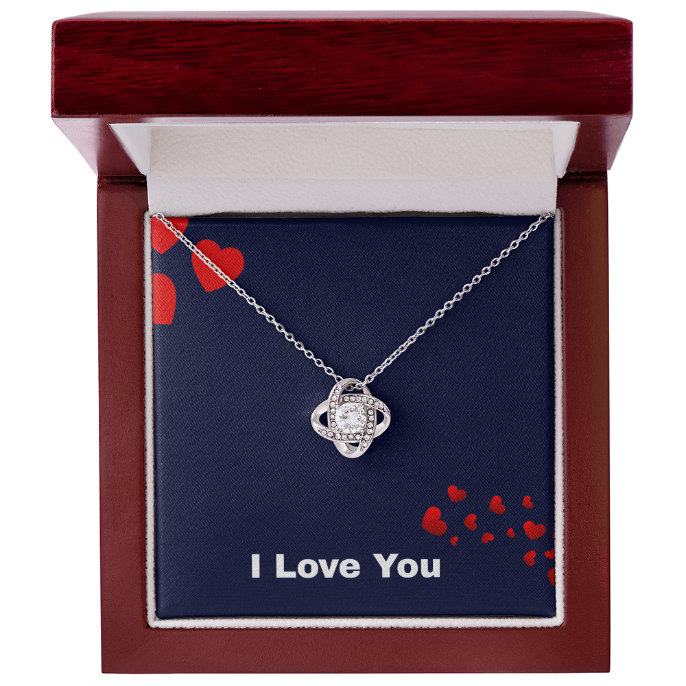 Express your everlasting love with the beautiful Love Knot Necklace—a timeless gift for your true love.